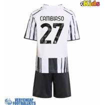 Juventus Andrea Cambiaso #27 Replica Home Minikit 2025-26 Short Sleeve (+ pants)